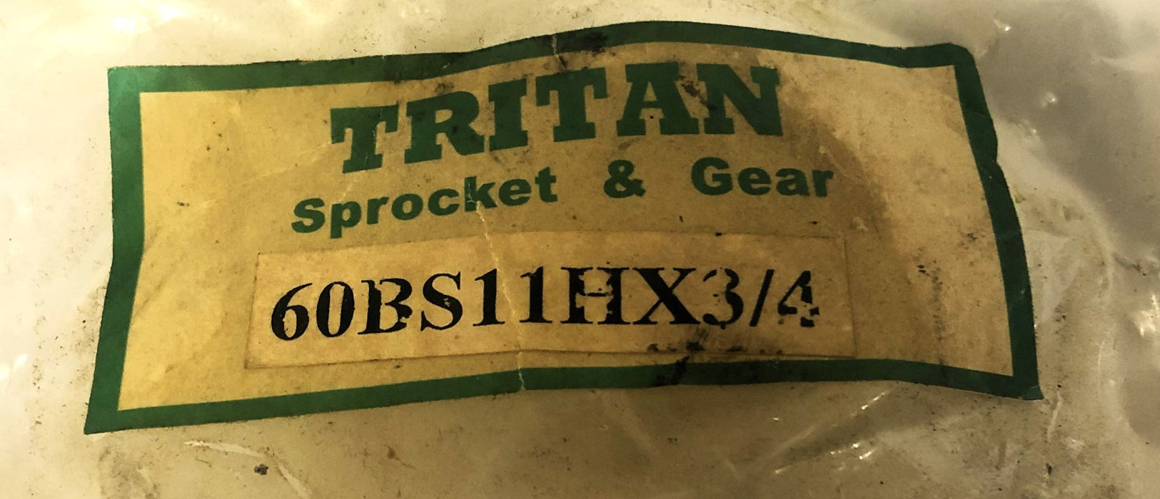 Tritan 11 Tooth Sprocket 60B11HX3/4 NOS