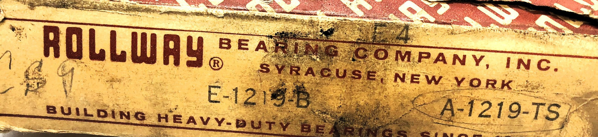 Rollway Cylindrical Roller Bearing E1219B NOS