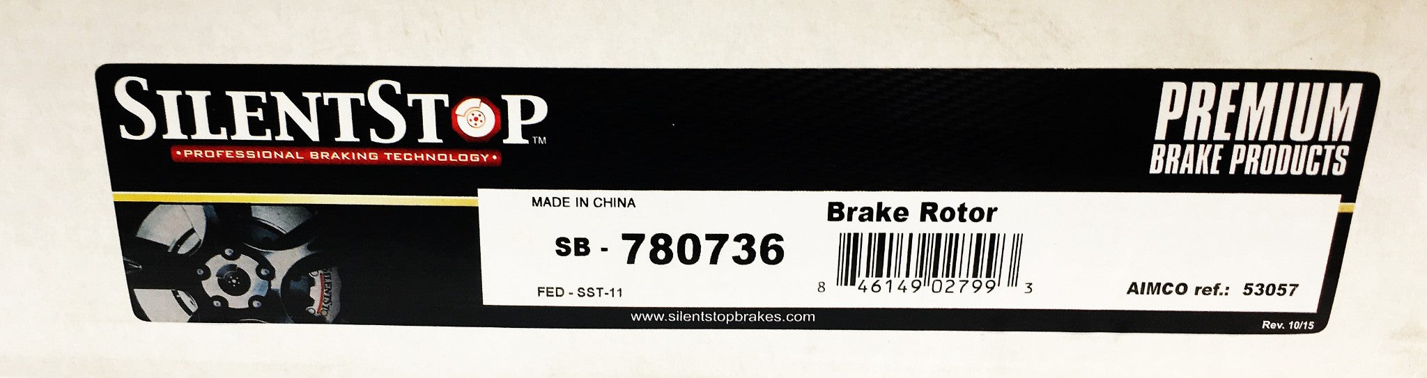 SilentStop Brake Rotor SB-780736 NOS