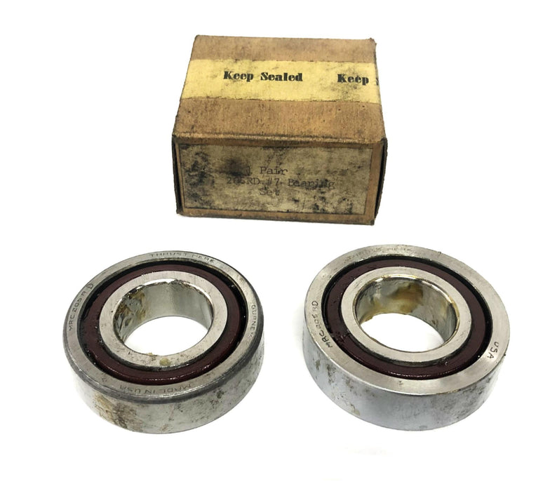 MRC Angular Contact Ball Bearing Pair 205RD#7 (205RD) NOS