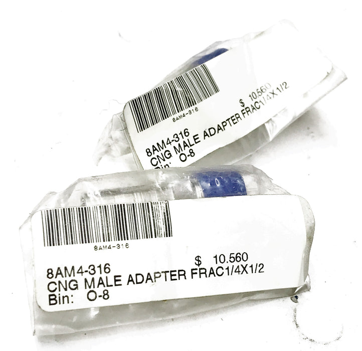 Hoke Male Adapter 8AM4-316 [Lot of 2] NOS