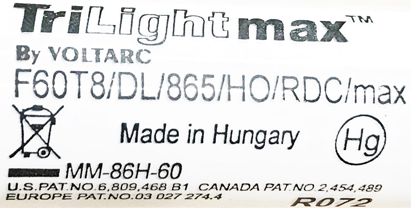Voltarc TriLightMax Long Life Fluorescent Lamps MM-86H-60 [Lot of 18] NOS