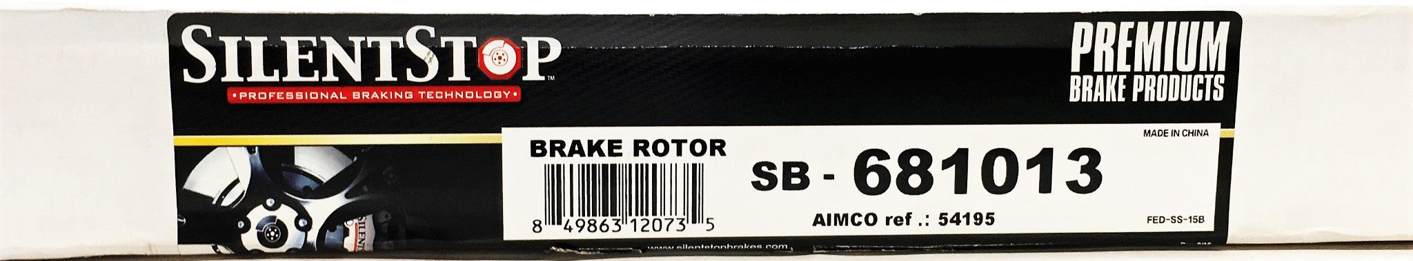 SilentStop Brake Rotor SB-681013 NOS