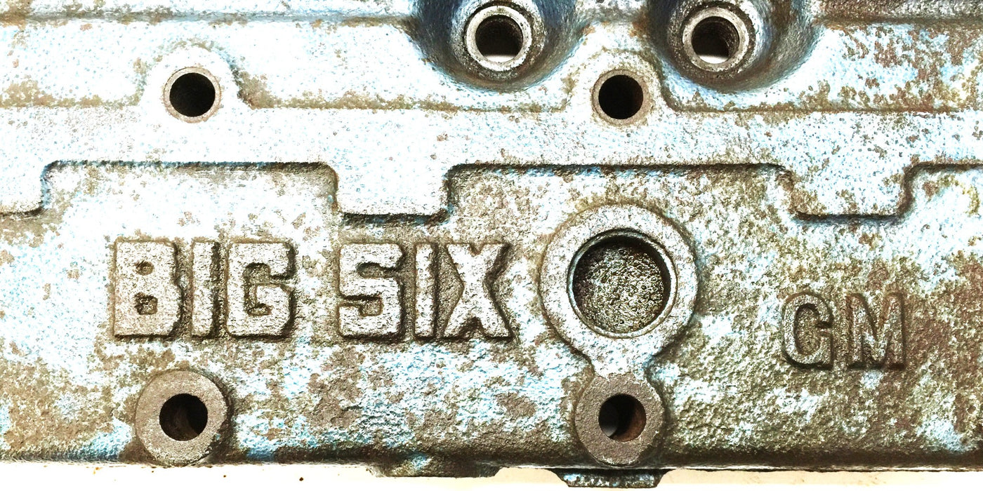 GM/Oldsmobile "BIG SIX" Flathead Cylinder Head 556705 CORE PARTS ONLY
