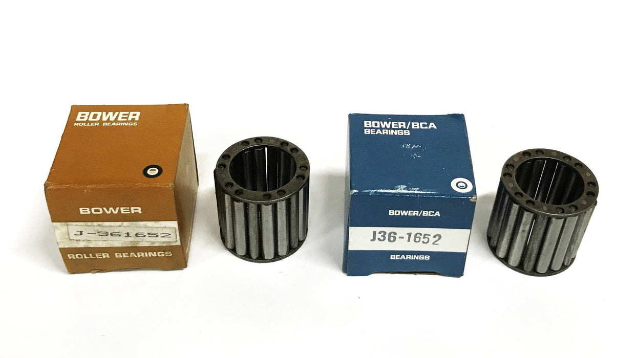 Bower Cylindrical Roller Bearing J36-1652 [Lot of 2] NOS