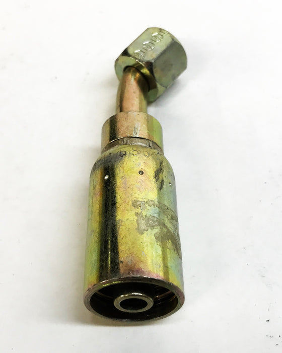 Eaton Weatherhead 3/8" 45 Degree Hydraulic Hose Fitting 06U-686 [Lot of 4] NOS