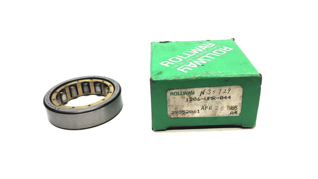 Rollway Cylindrical Roller Bearing Rollway 1206-UMR-044 NOS