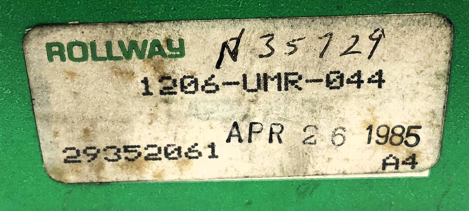Rollway Cylindrical Roller Bearing Rollway 1206-UMR-044 NOS