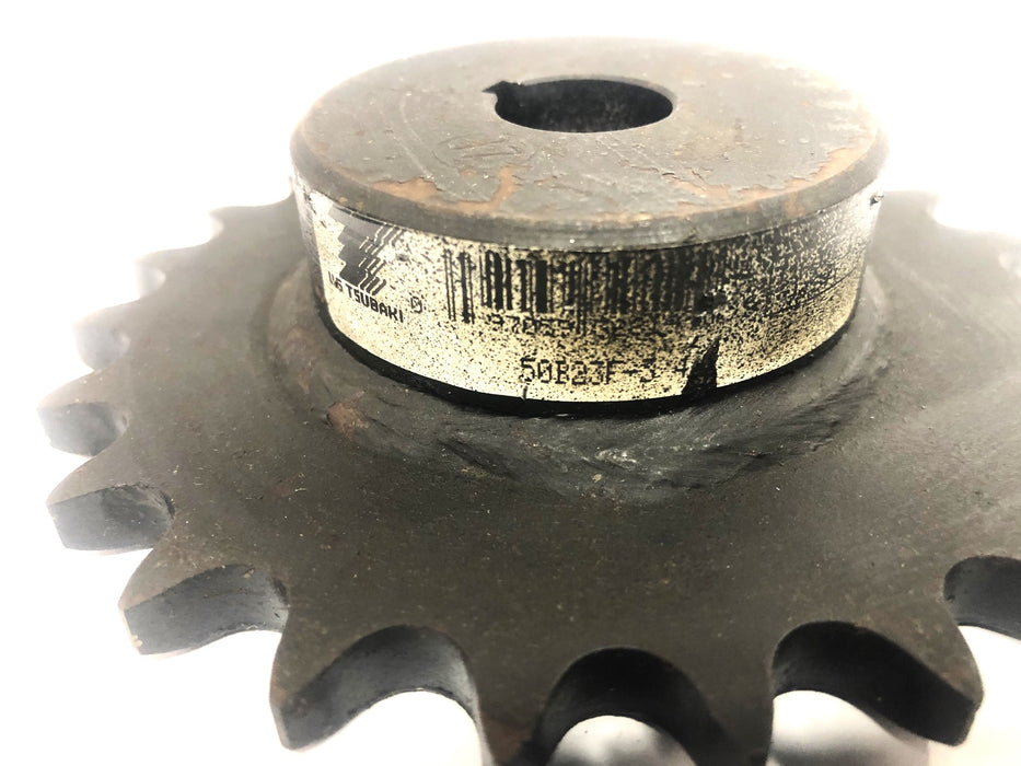 Tsubaki 23 Tooth Sprocket 50B23-3/4 (50B23F-3/4) NOS