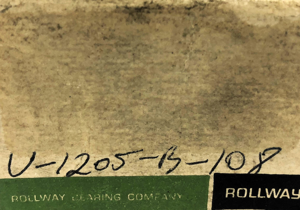 Rollway Cylindrical Roller Bearing U-1205-B-108 NOS