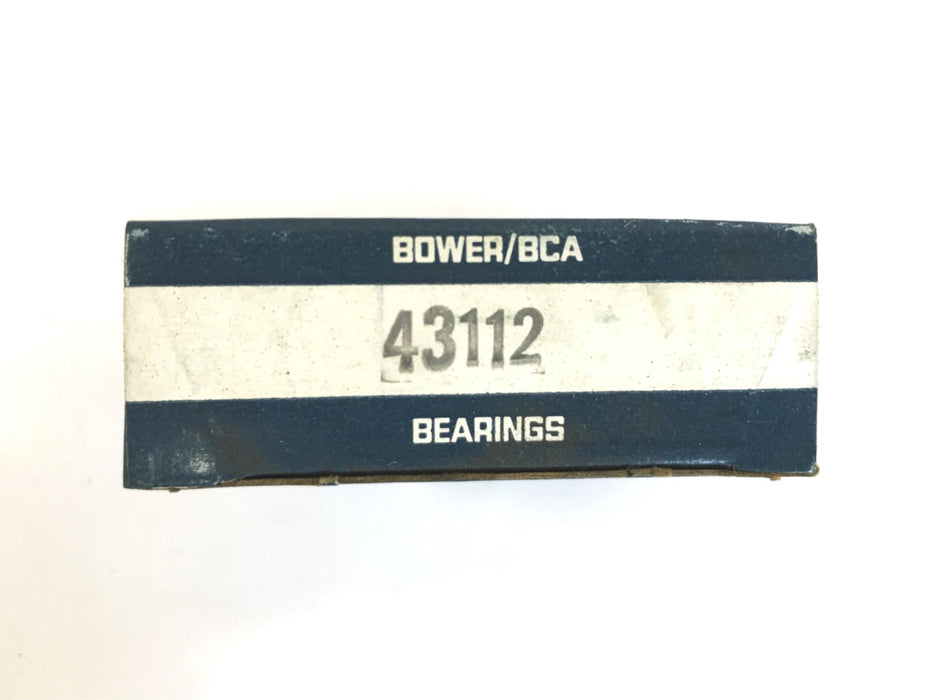Bower/BCA Tapered Wheel Bearing 43112 NOS