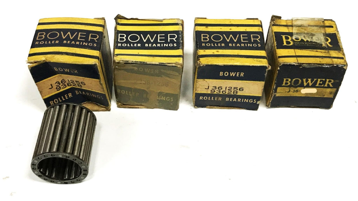 Bower Needle Roller Bearing J36-1256 [Lot of 4] NOS