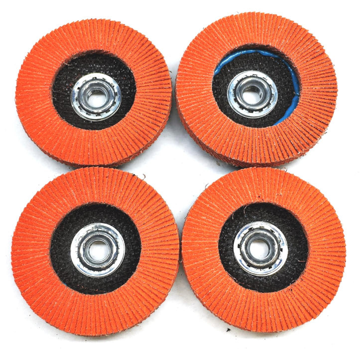 Norton Blaze Flap Disc 13,300 Max RPM 4-1/2X5/8-11 [Lot of 4] NOS