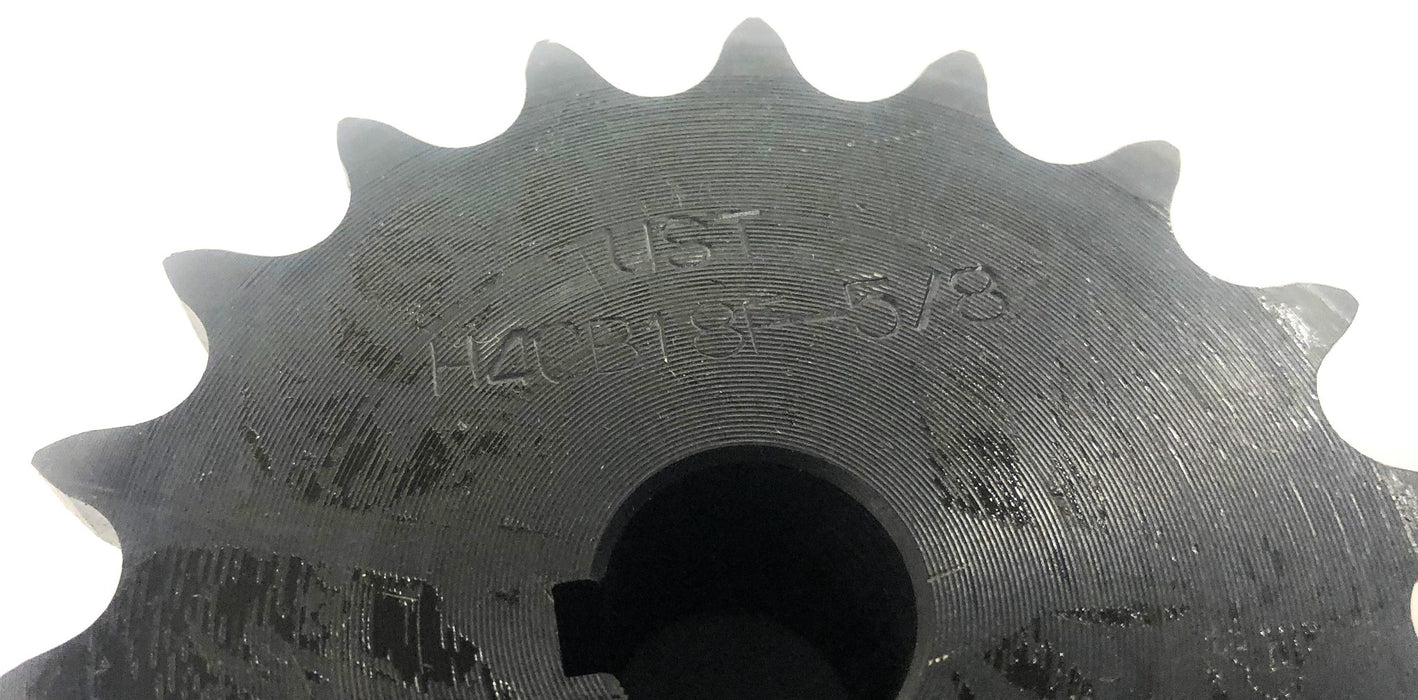 Tsubaki UST 2 Screw Set 18 Tooth Sprocket H40B18F-5/8 NOS