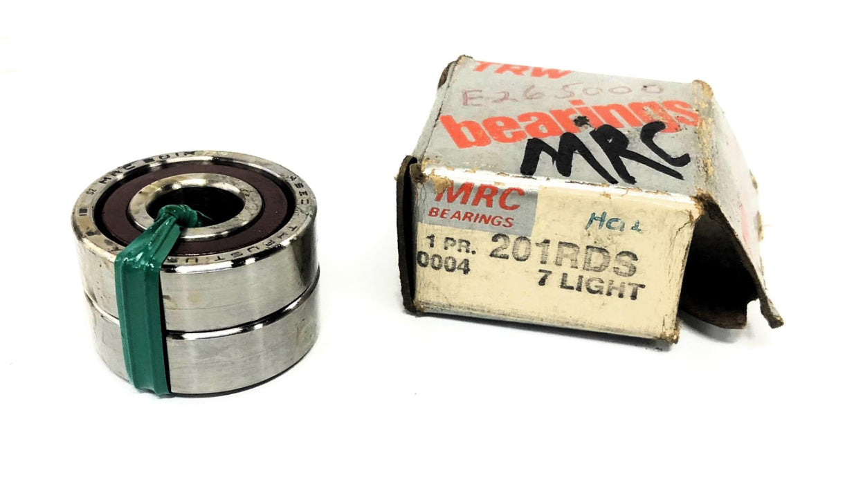 MRC 7 Light Angular Contact Ball Bearing 201RDS NOS
