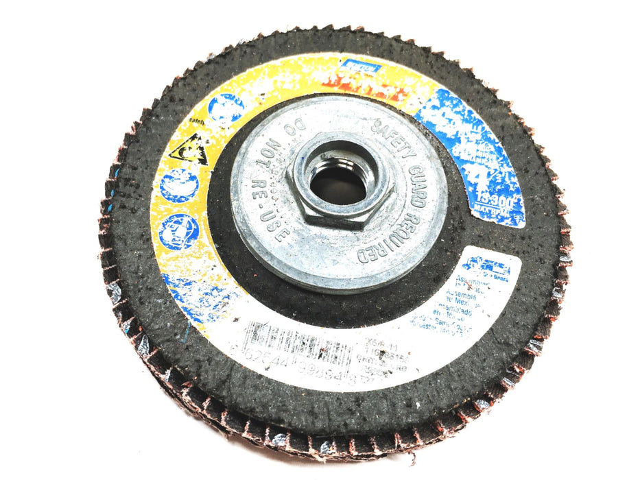 Norton Blaze Flap Disc 13300 Max RPM 4-1/2X5/8-11 [Lot of 3] NOS