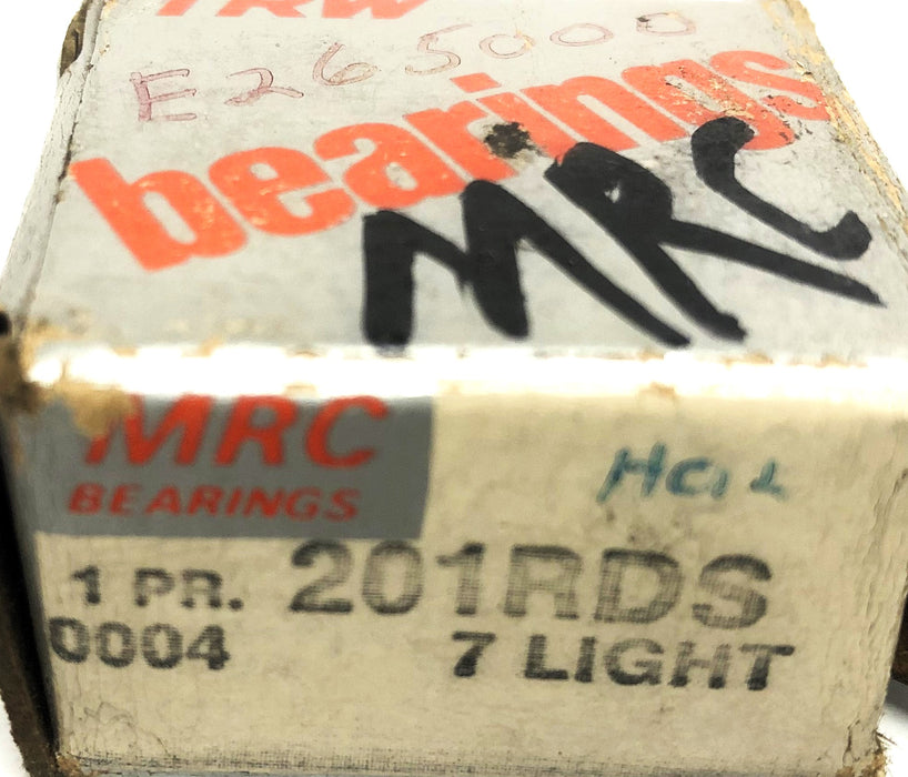 MRC 7 Light Angular Contact Ball Bearing 201RDS NOS