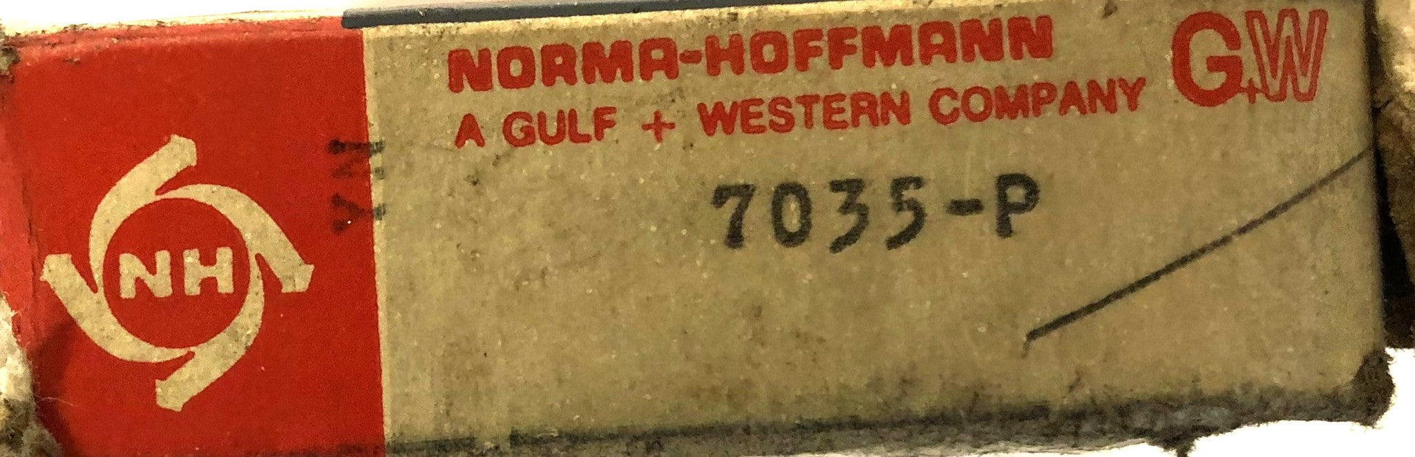 Norma Shielded Ball Bearing 7035-P NOS