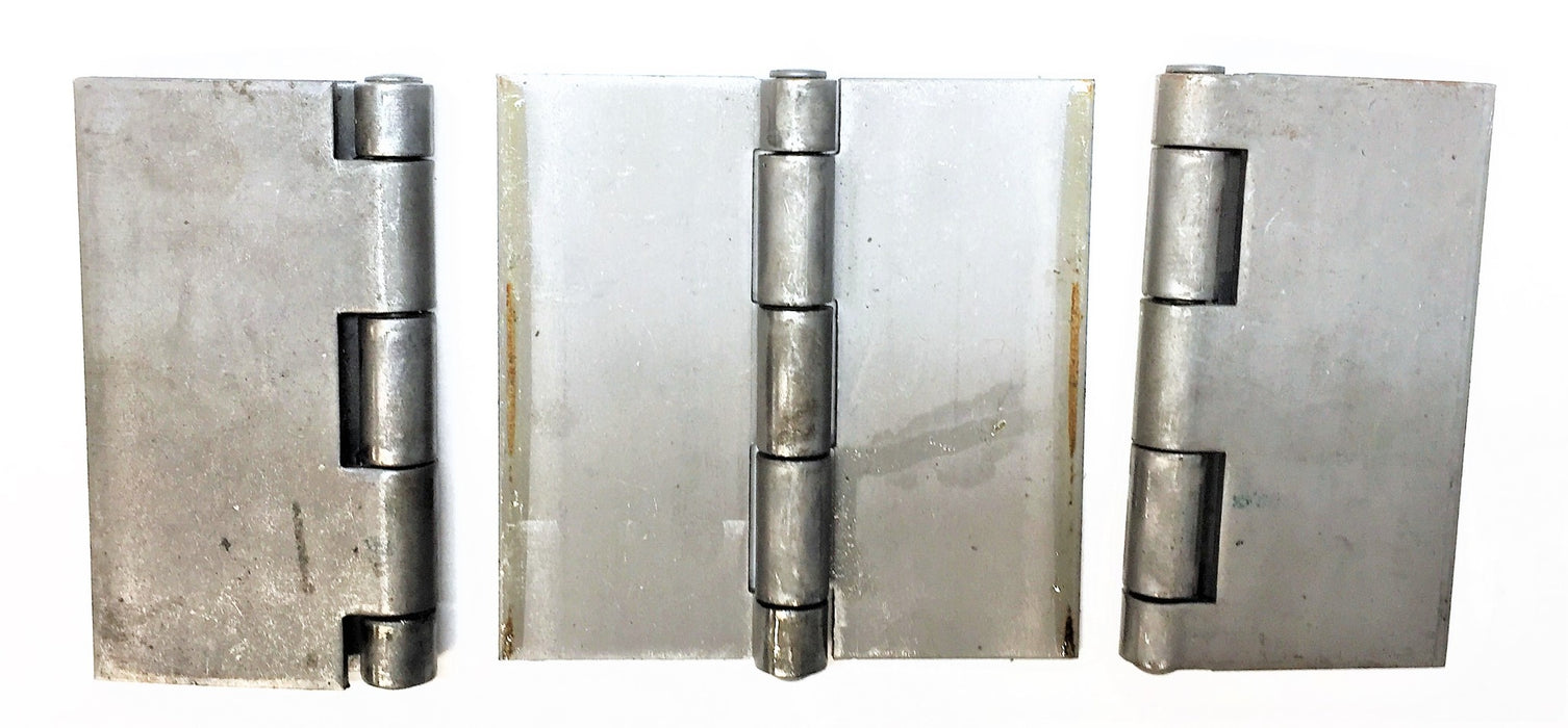 UNBRANDED 4" x 4" (0.120 Thickness) Steel Weld-On Hinge [Lot of 3] NOS