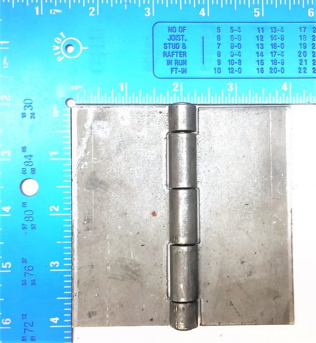 UNBRANDED 4" x 4" (0.120 Thickness) Steel Weld-On Hinge [Lot of 3] NOS