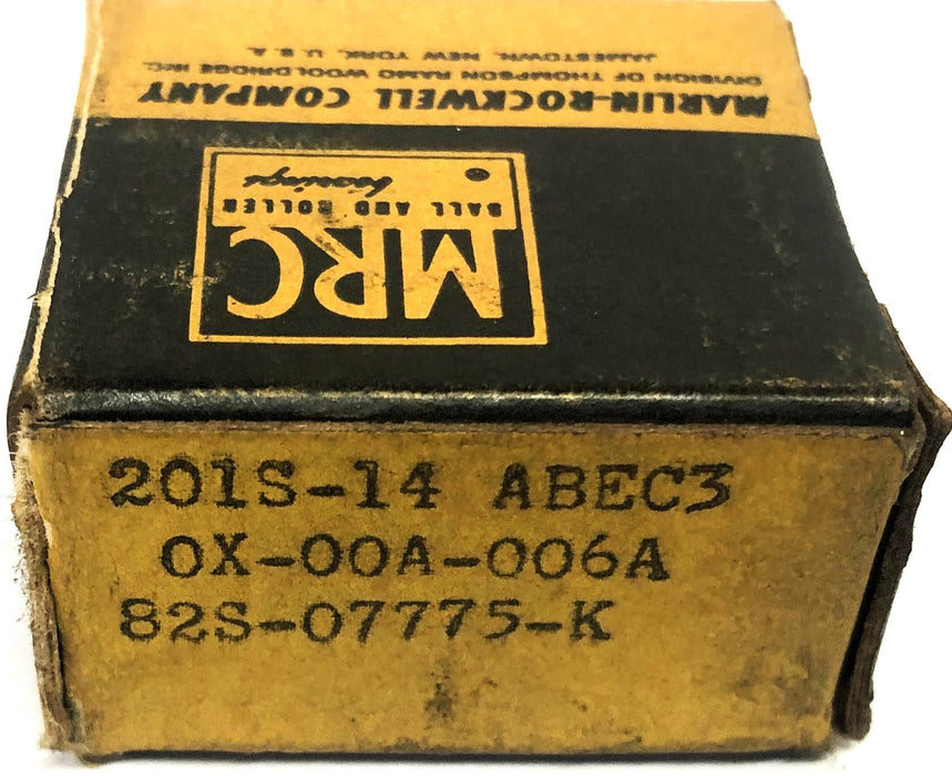 MRC ABEC 3 Angular Contact Ball Bearing 201S-14 [Lot of 2] NOS