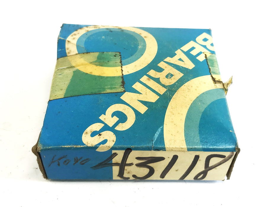 Koyo Tapered Roller Bearing 43118 NOS