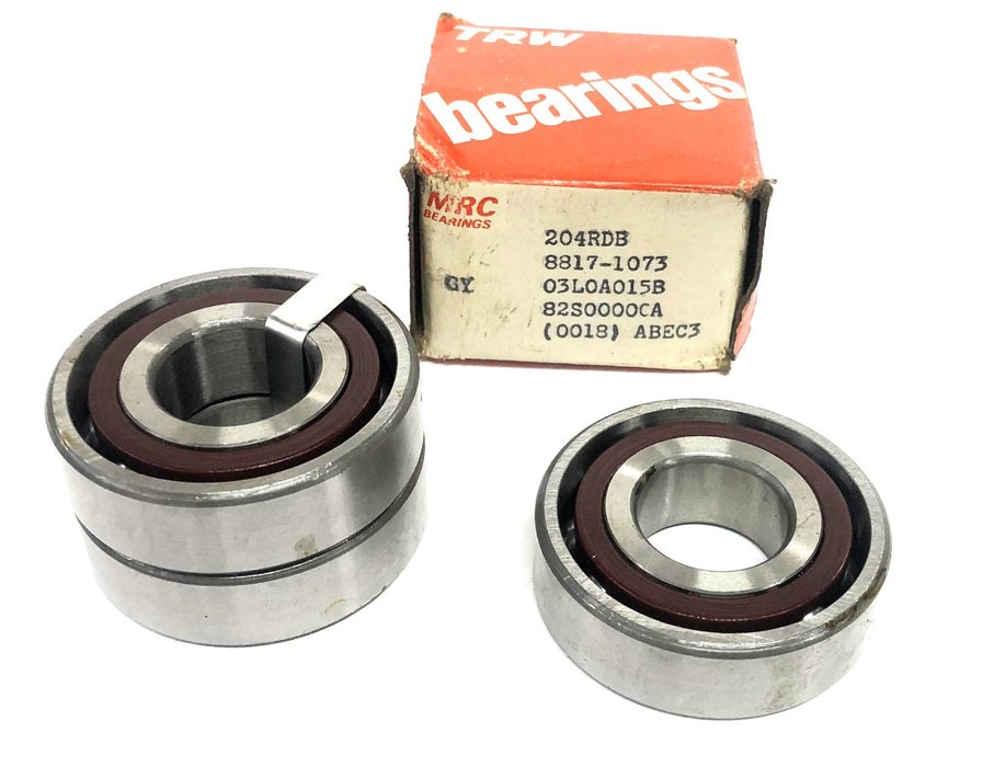 MRC ABEC 3 Angular Contact Ball Bearing 204RDB [Lot of 3] NOS