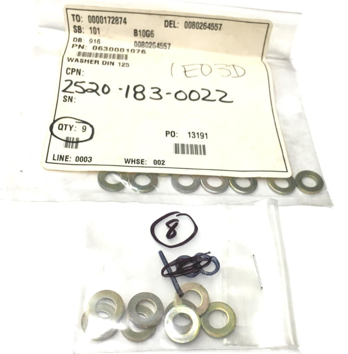 ZF Friedrichshafen Flat washer 6.4 PN# 0630.001.076 NOS (lot of 17)