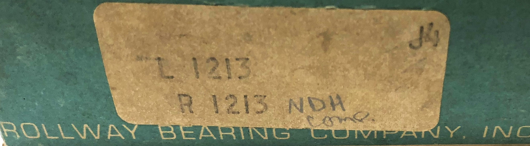 Rollway Inner Race Ring L1213 NOS