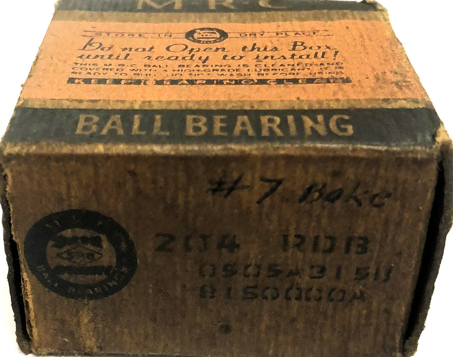 MRC Angular Contact Ball Bearing Pair 204RDB NOS