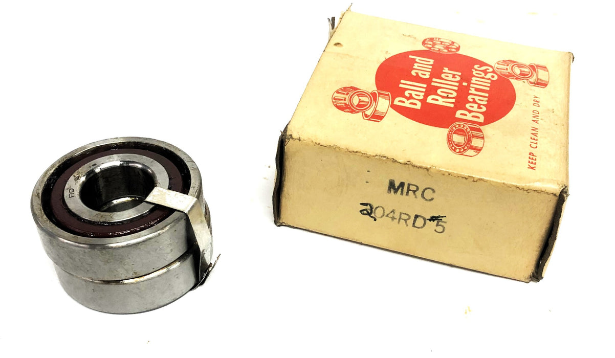 MRC Angular Contact Ball Bearing Pair 204RD5 (204RD) NOS