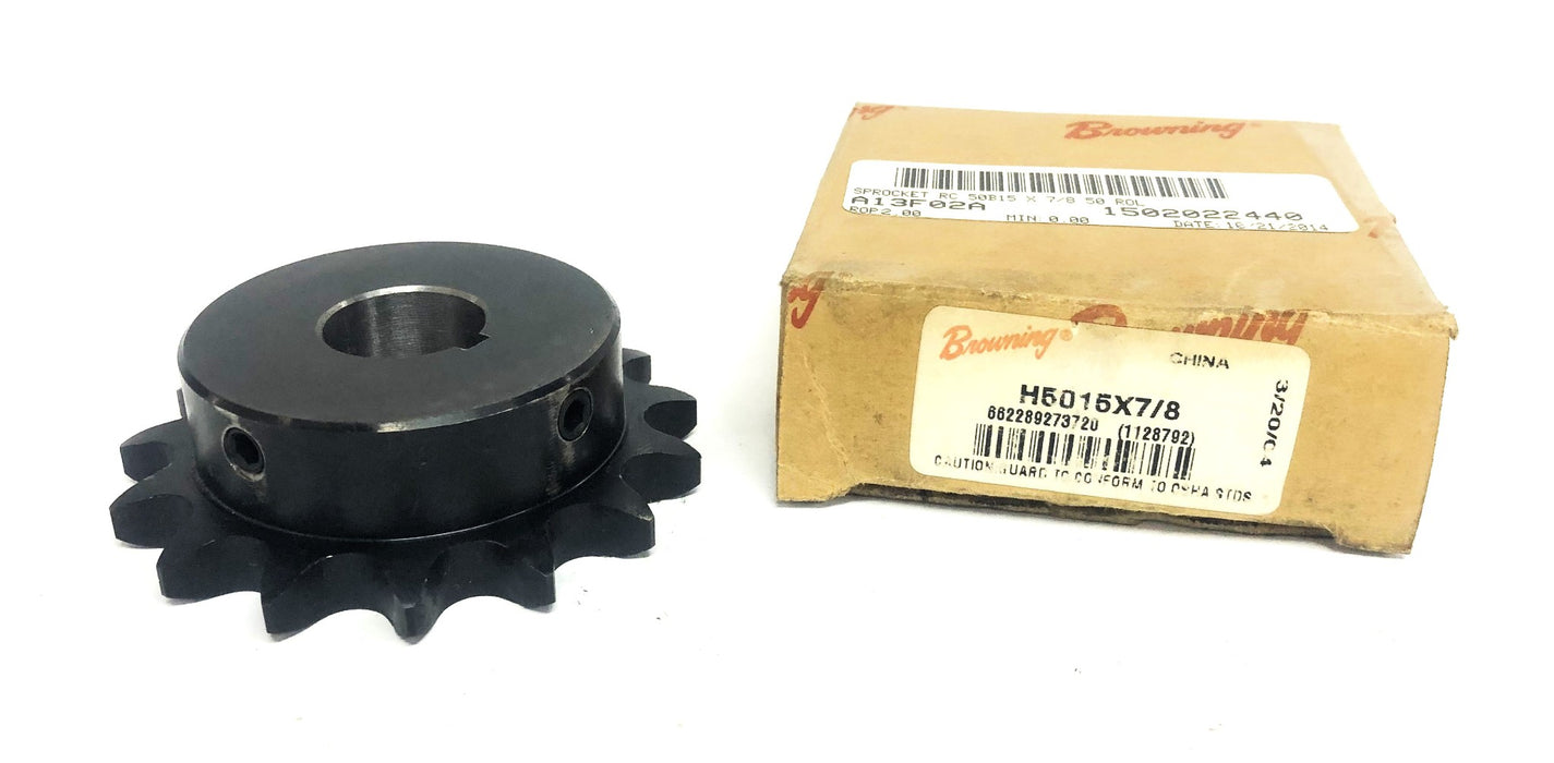 Browning 2 Screw Set 15 Tooth 7/8 Bore Sprocket 50B15 NOS