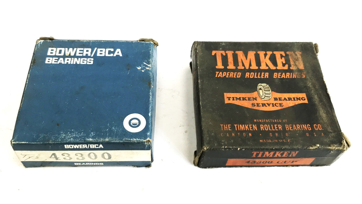 Timken/Bower Tapered Roller Cup 43300 {Lot of 2] NOS