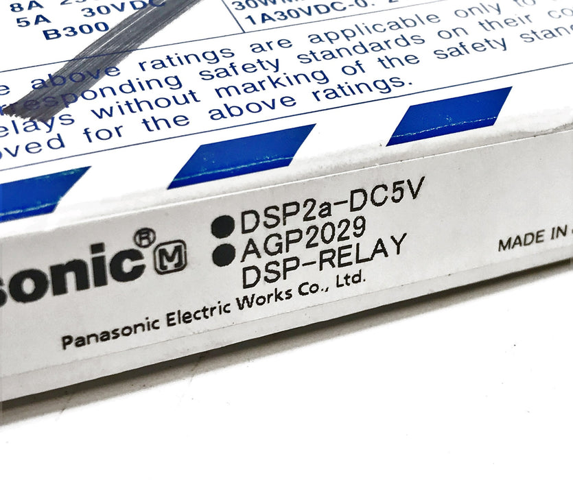 Panasonic 5A Relay DSP2a-DC5V [Lot of 40 NOS