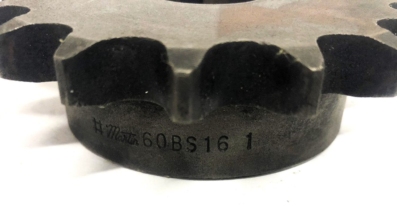 Martin 2 Screw Set 16 Tooth 1 Inch Bore Sprocket 60BS16-1 NOS