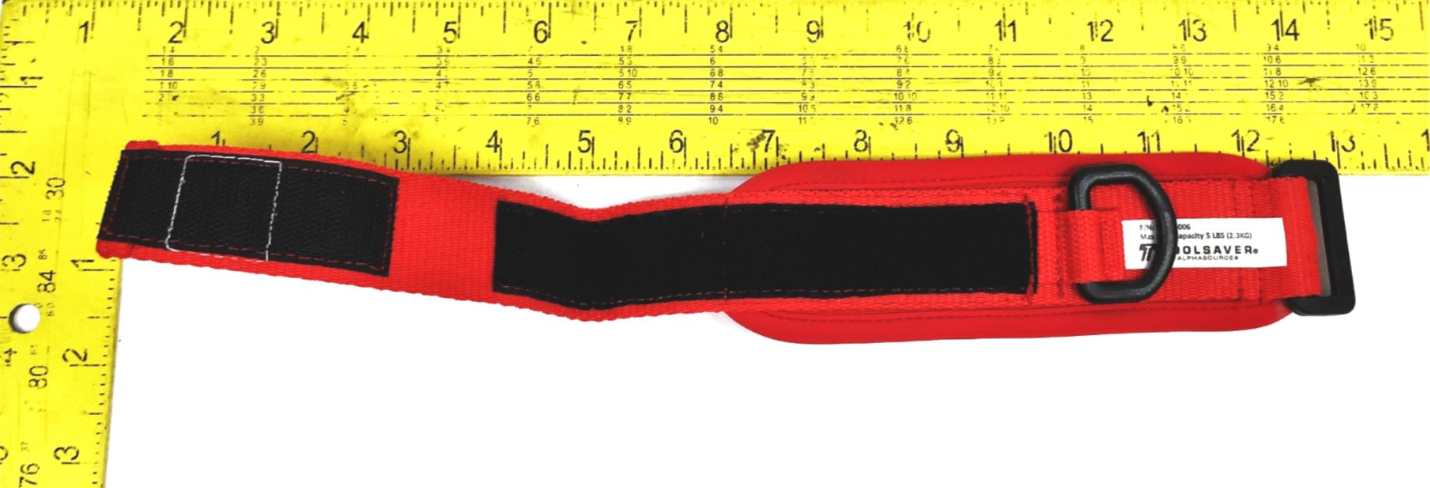 Alphasource ToolSaver 5LB Neoprene Wristband W D-Ring FTS-81006 [Lot of 3] NOS