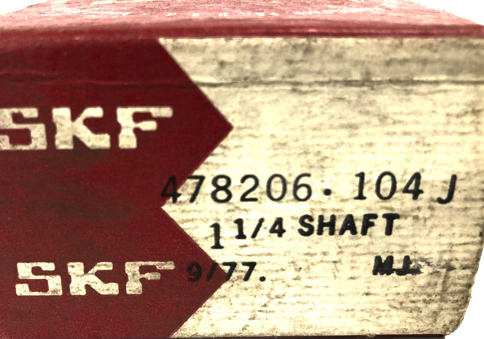 SKF Insert Ball Bearing 478206-104 J NOS
