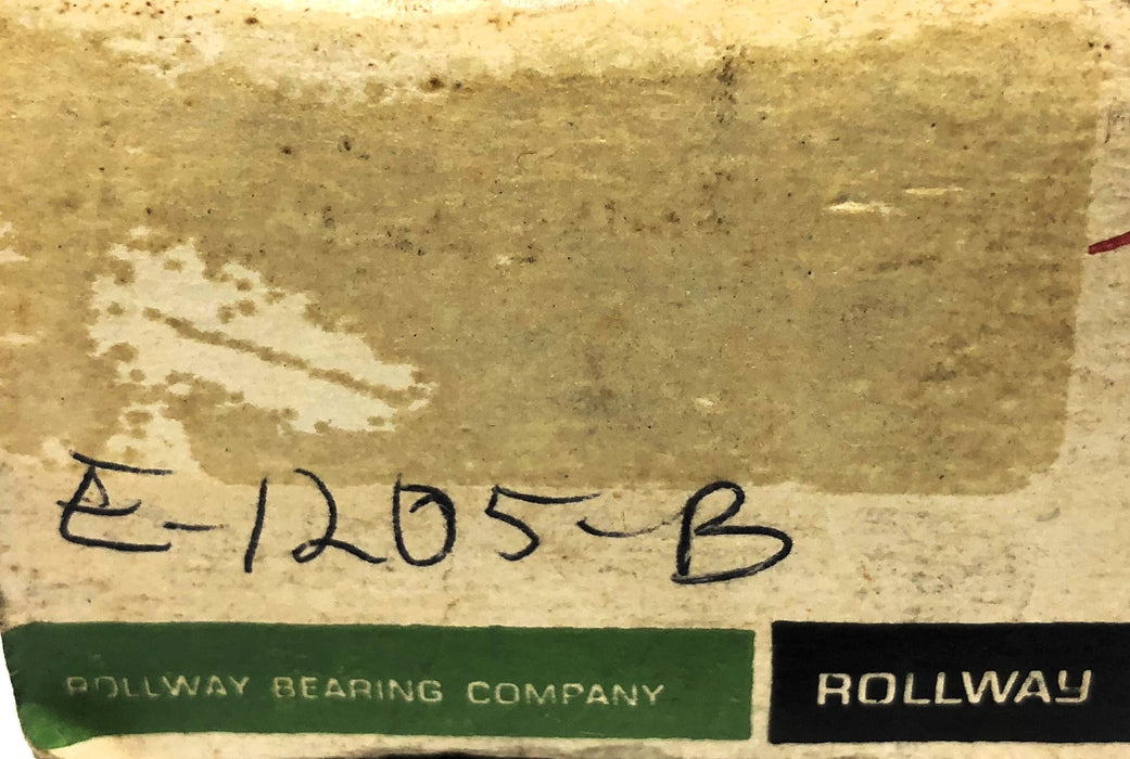 Rollway Cylindrical Roller Bearing E-1205-B-110 NOS