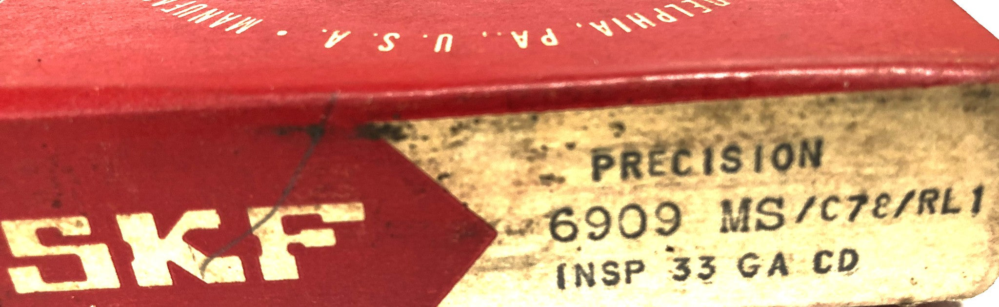 SKF Precision Ball Bearing 6909-C78-RL1 NOS