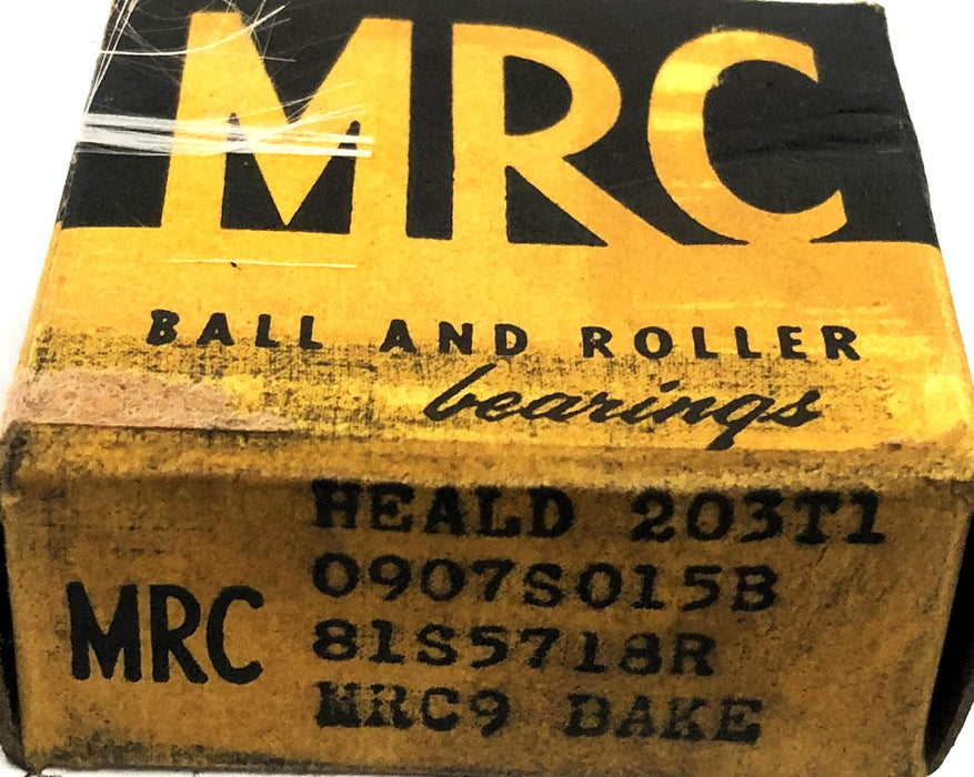 MRC HEALD 9 Bake Angular Contact Ball Bearing Pair 203T1 NOS