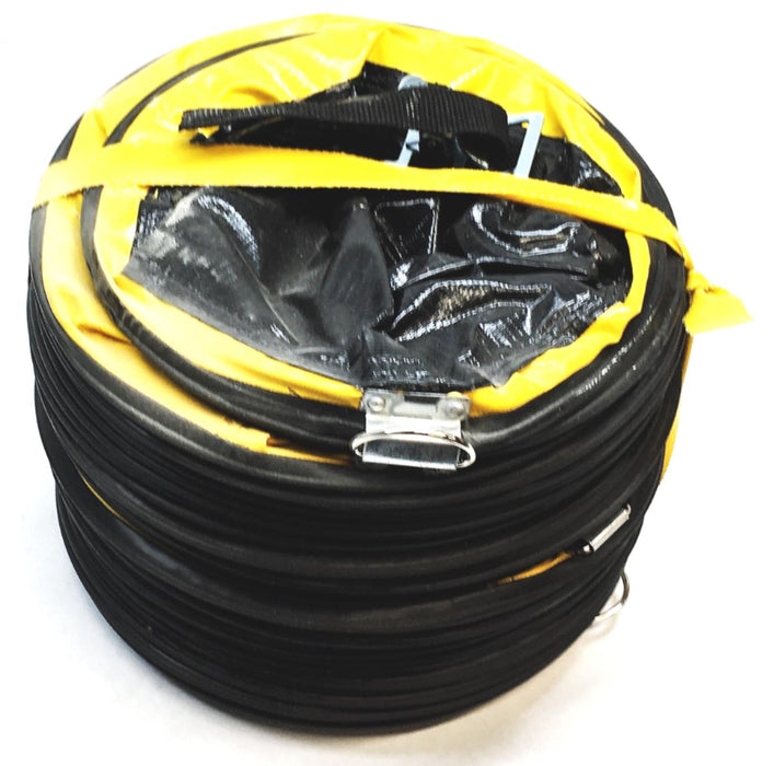 Global Industrial 16 Foot Long 8 Inch DIA Flame Retardant Duct 292601 NOS