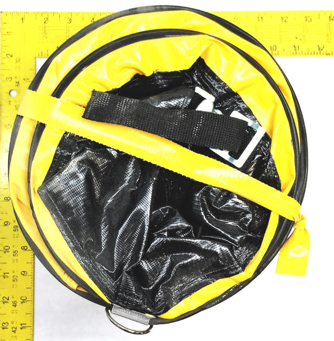 Global Industrial 16 Foot Long 8 Inch DIA Flame Retardant Duct 292601 NOS