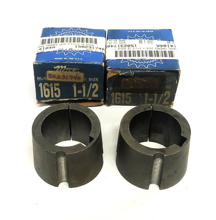 Martin 1-1/2 Split Taper Bushing 1615 [Lot of 2] NOS