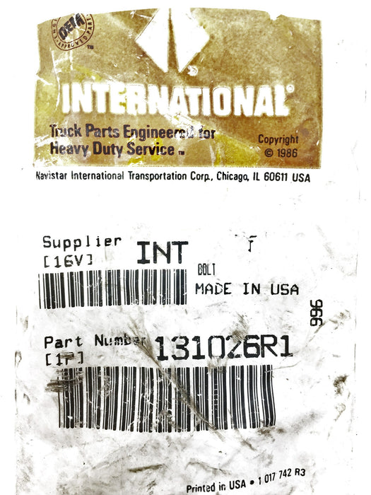 International/Navistar Brake Bolt 131026R1 [Lot of 7]  NOS