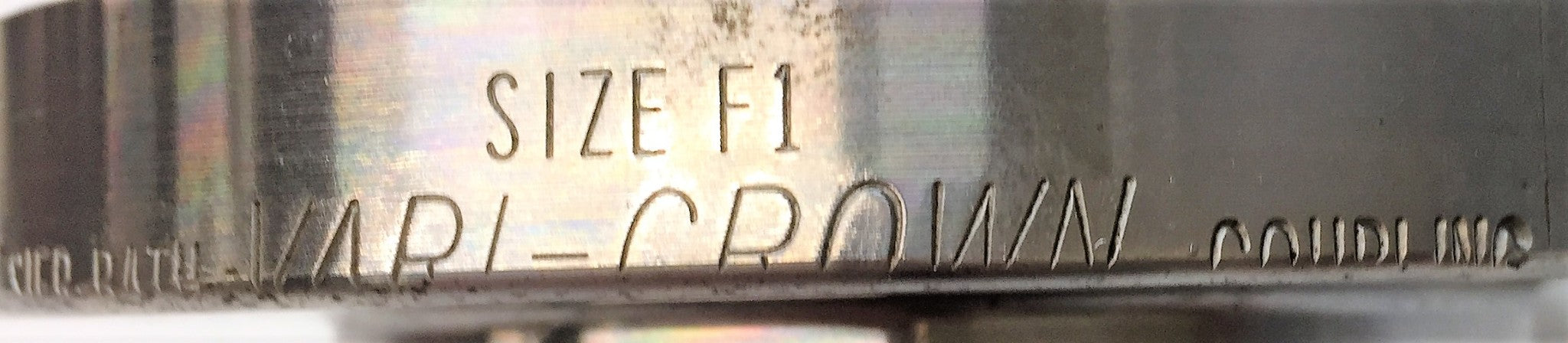 SIER-BATH Vari-Crown Coupling Size F-1 NOS