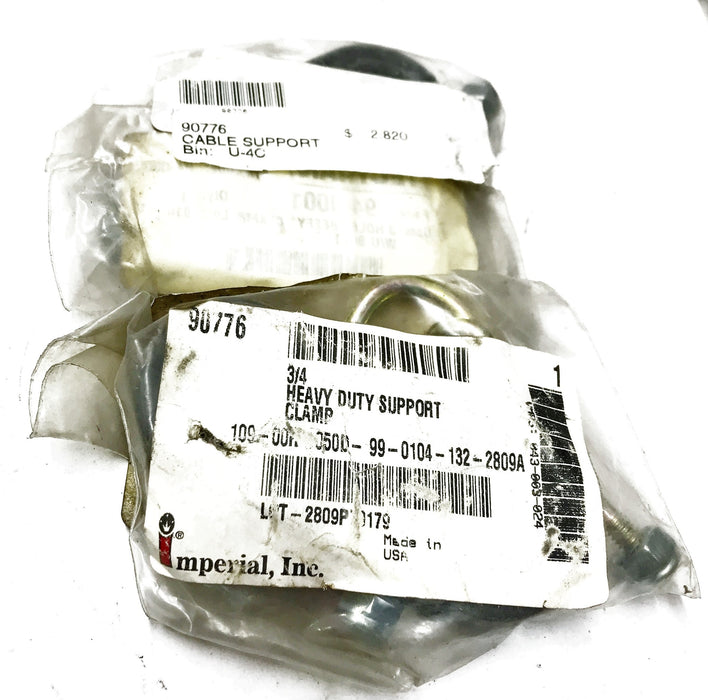 Imperial Heavy Duty Cable Support Clamp 90776 [Lot of 2] NOS