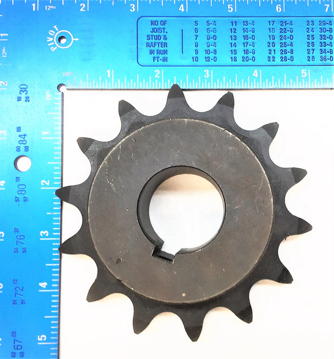 MARTIN Single Sprocket 1" Pitch 14-Teeth 1-1/16" Bore 80BS14HT 1-1/2" NOS