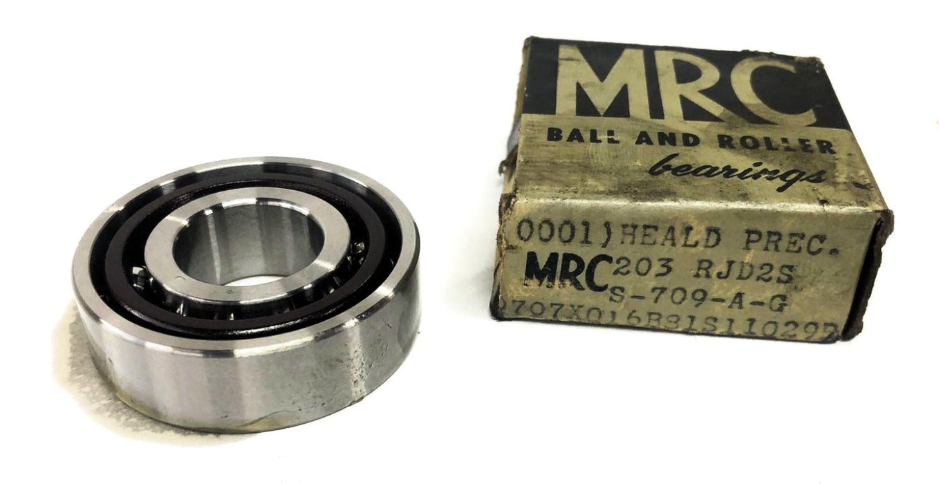 MRC HEALD Angular Contact Ball Bearing Pair 203RJD2S NOS