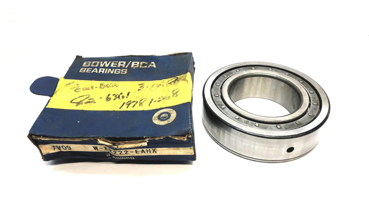 Bower/BCA Cylindrical Roller Bearing W-62222-EAHX NOS
