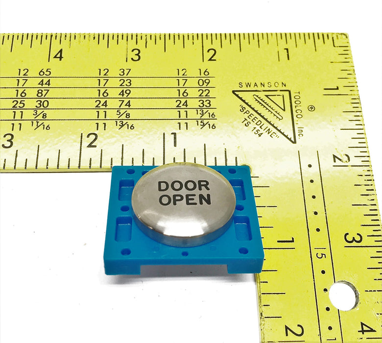 Unbranded Non-Illuminated Door Open Elevator Panel Button NOS